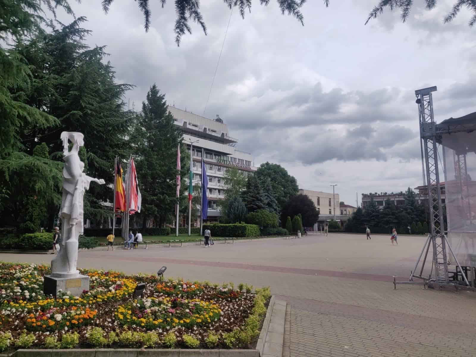 The main square of Kazanlak